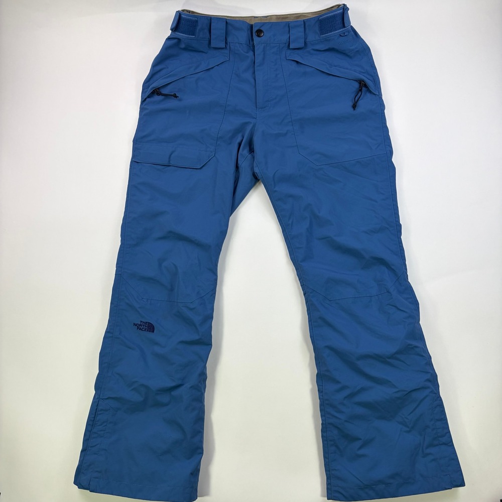 The North Face Freedom HyVent Ski Pants Mens Medium Blue Insulated Snow Pants